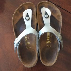 Birkenstock silver sandal